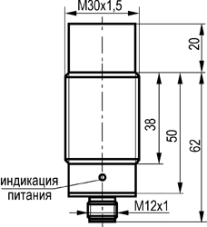 Габариты ISAN EC8A-32P-15-PS4